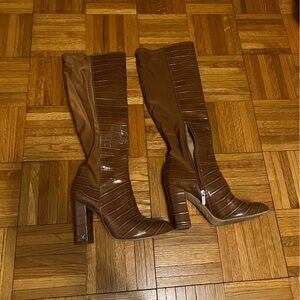 SAM EDELMAN CIRCUS KNEE HIGH BLOCK HEEL BOOT
